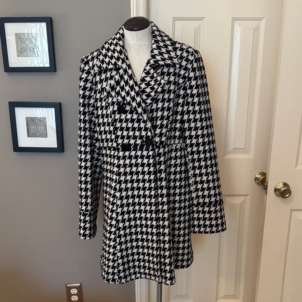 Express Houndstooth Women's Coat